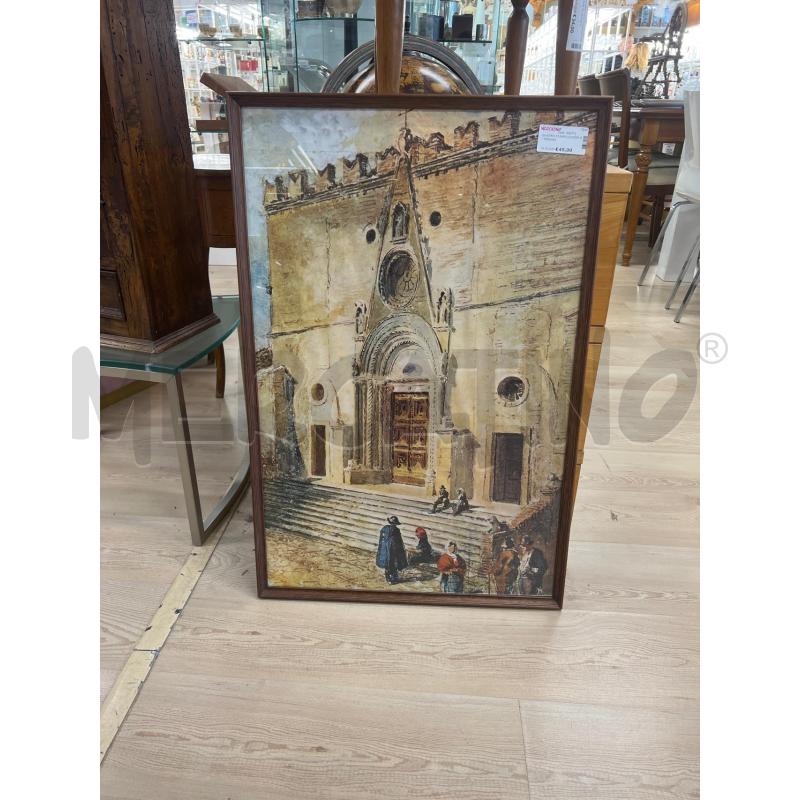 QUADRO STAMPA DUOMO DI TERAMO | Mercatino dell'Usato Teramo 1