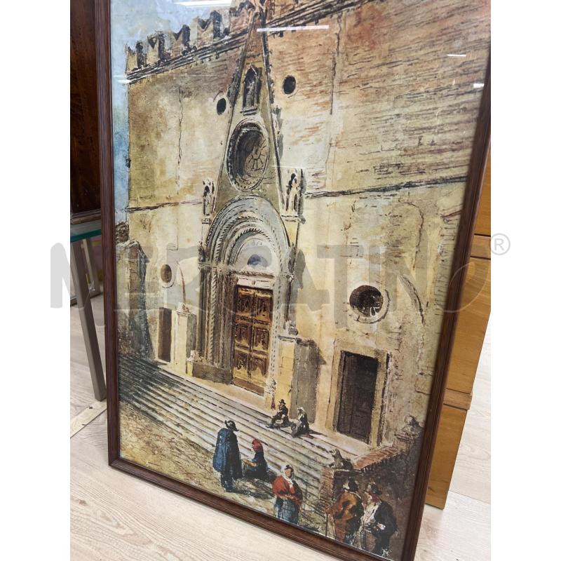 QUADRO STAMPA DUOMO DI TERAMO | Mercatino dell'Usato Teramo 2