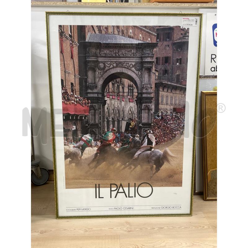 QUADRO STAMPA IL PALIO | Mercatino dell'Usato Teramo 1