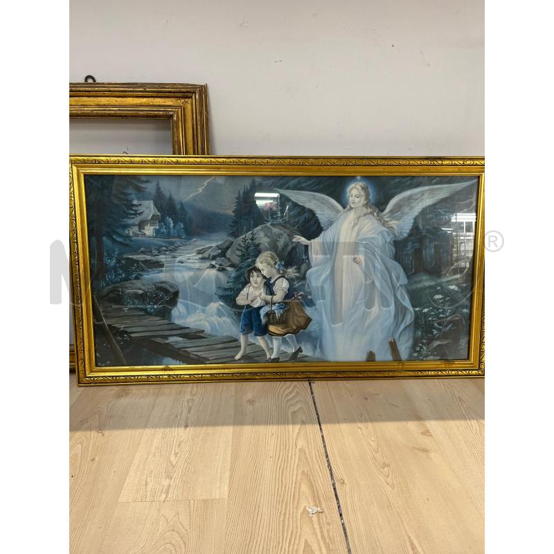 QUADRO STAMPA SACRA CORNICE DORATA | Mercatino dell'Usato Teramo 1