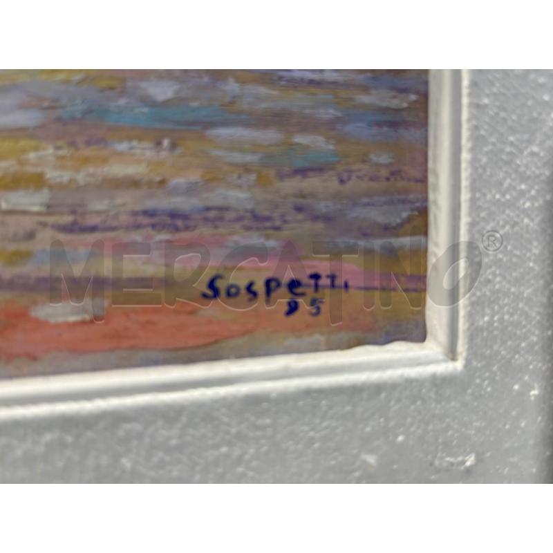 QUADRO TEMA MARE + CORNICE LEGNO BIANCA | Mercatino dell'Usato Teramo 2