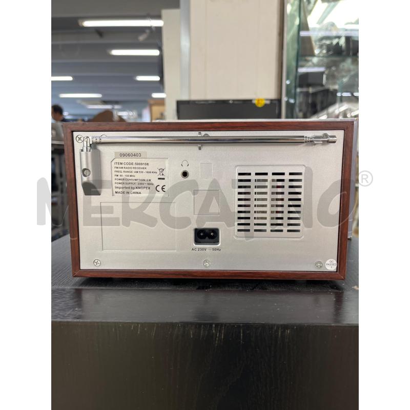 RADIO KNOPX LEGNO E CROMO | Mercatino dell'Usato Teramo 2