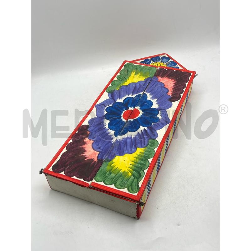 RETABLO DELLA NATIVITA' AYACUCHANO ARTE POOPOLARE SCATOLA IN LEGNO PERUVIANA FATTA A MANO | Mercatino dell'Usato Teramo 1