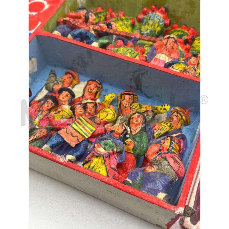 RETABLO DELLA NATIVITA' AYACUCHANO ARTE POOPOLARE SCATOLA IN LEGNO PERUVIANA FATTA A MANO | Mercatino dell'Usato Teramo 3