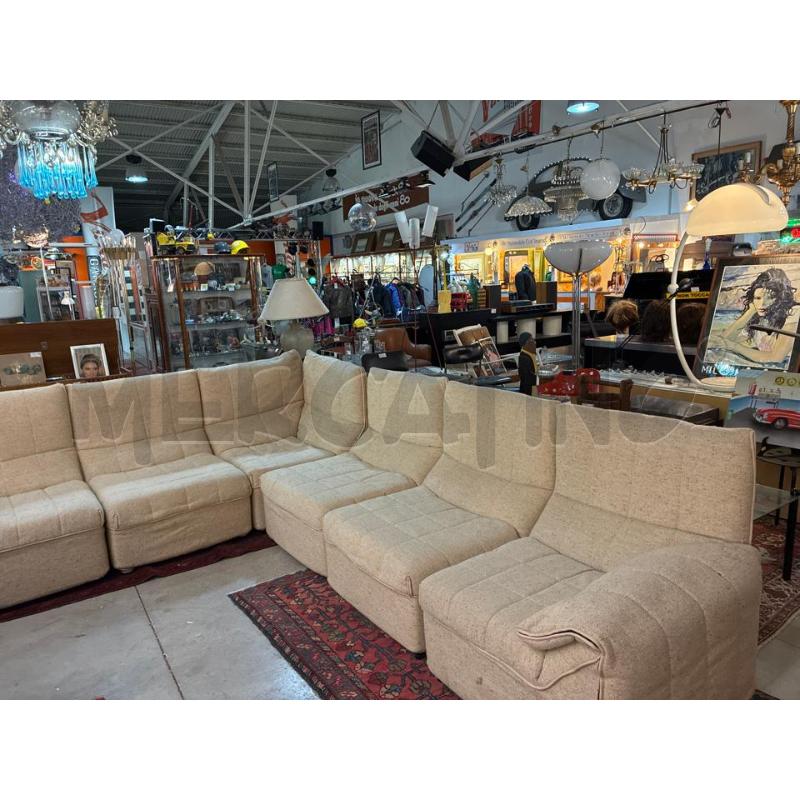SALOTTO BAIA CITTERIO E NAVA B&B ITALIA ANGOLARE 6PZ.BEIGE | Mercatino dell'Usato Teramo 2
