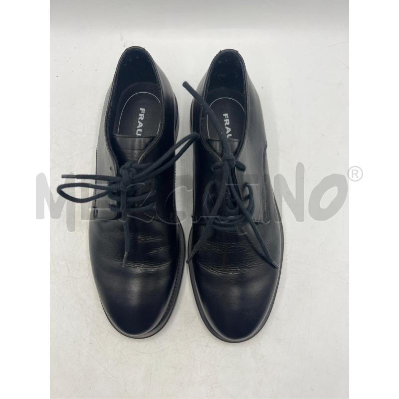 SCARPE DONNA FRAU NERO CON LACCI | Mercatino dell'Usato Teramo 1