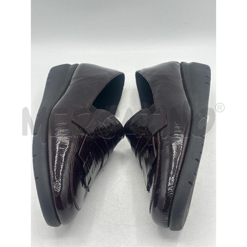 SCARPE DONNA MELLUSO BORDEAUX LUCIDO CON FRANGIA | Mercatino dell'Usato Teramo 3