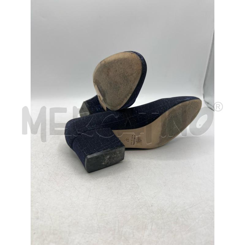 SCARPE TACCHI L'ARIANNA BLU LUREX TACCO BASSO | Mercatino dell'Usato Teramo 4