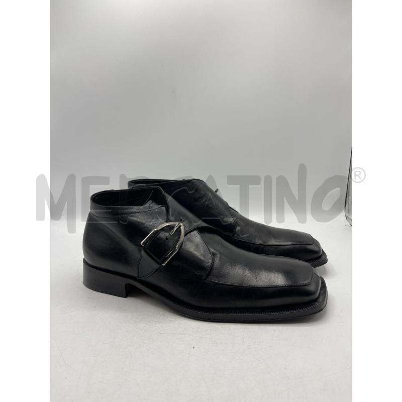 SCARPE UOMO FABI NERE CHIUSURA CON FIBBIA ARGENTATA  | Mercatino dell'Usato Teramo 1