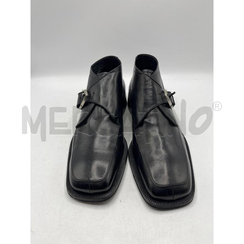 SCARPE UOMO FABI NERE CHIUSURA CON FIBBIA ARGENTATA  | Mercatino dell'Usato Teramo 2