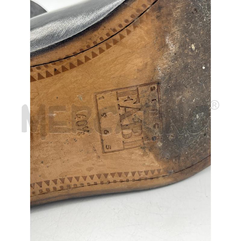 SCARPE UOMO FABI NERE CHIUSURA CON FIBBIA ARGENTATA  | Mercatino dell'Usato Teramo 5