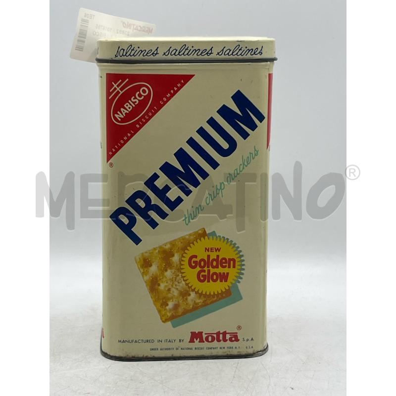 SCATOLA LATTA NABISCO PREMIUM CRACKERS SOTTILI PRODOTTO MOTTA SPA  | Mercatino dell'Usato Teramo 1