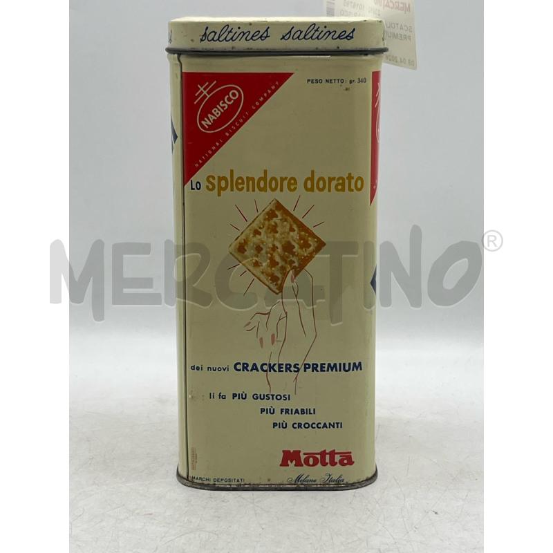 SCATOLA LATTA NABISCO PREMIUM CRACKERS SOTTILI PRODOTTO MOTTA SPA  | Mercatino dell'Usato Teramo 2