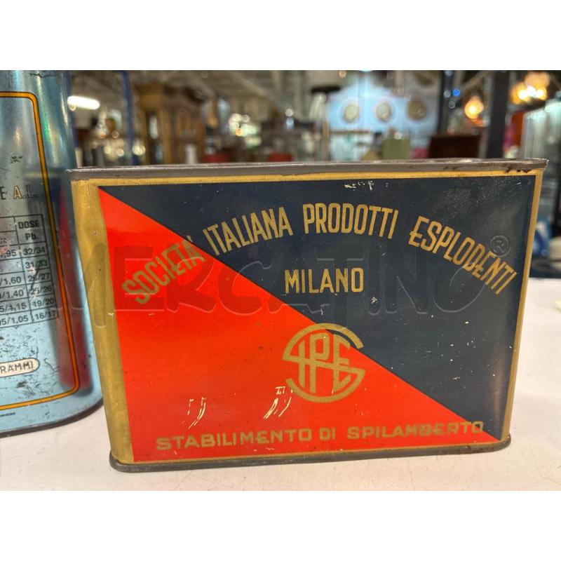 SCATOLA LATTA VINTAGE | Mercatino dell'Usato Teramo 4