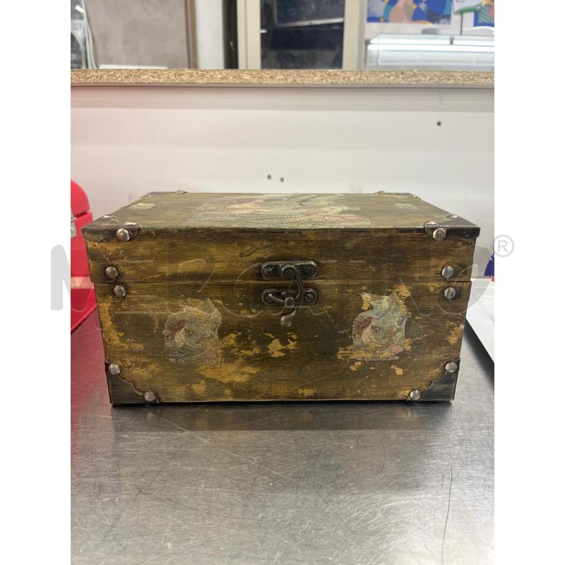 SCATOLA LEGNO VINTAGE | Mercatino dell'Usato Teramo 1