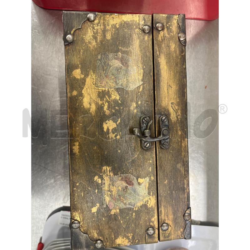 SCATOLA LEGNO VINTAGE | Mercatino dell'Usato Teramo 3