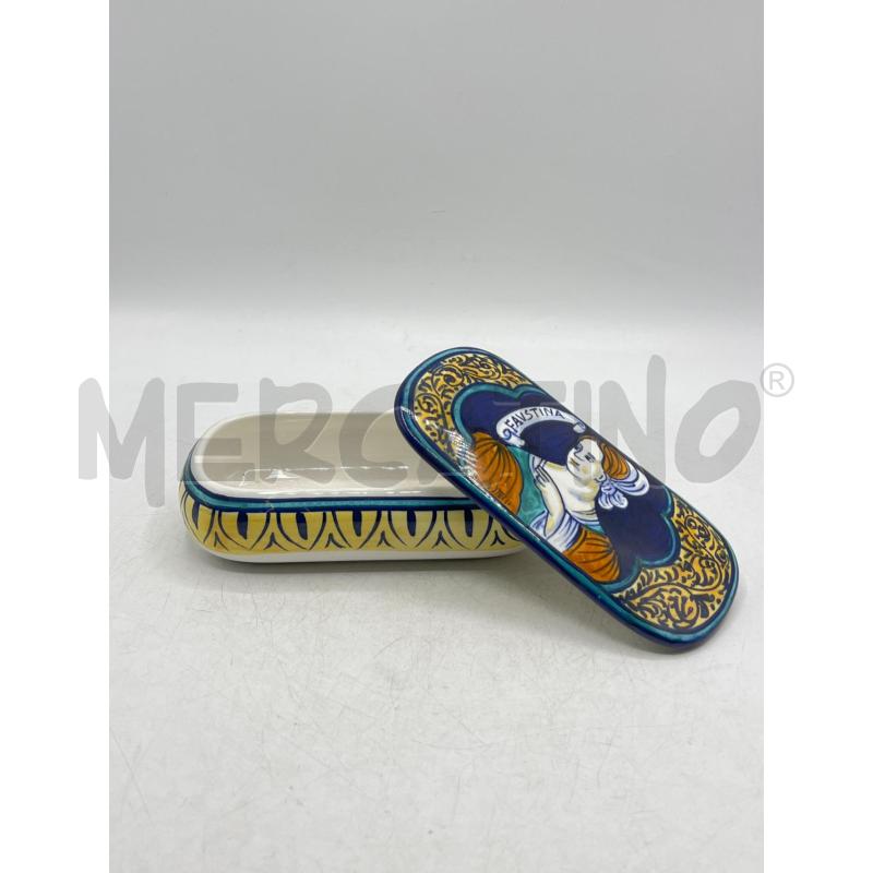 SCATOLETTA CASTELLI STILE ORSINI COLONNA BLU | Mercatino dell'Usato Teramo 2