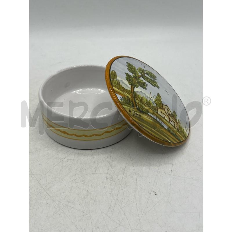 SCATOLETTA CERAMICA CASTELLI PAESAGGIO A PARDI | Mercatino dell'Usato Teramo 2