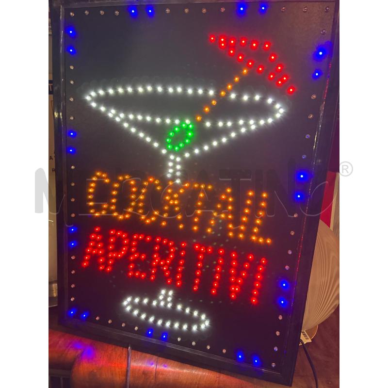 SCRITTA LUMINOSA COCKTAIL | Mercatino dell'Usato Teramo 2