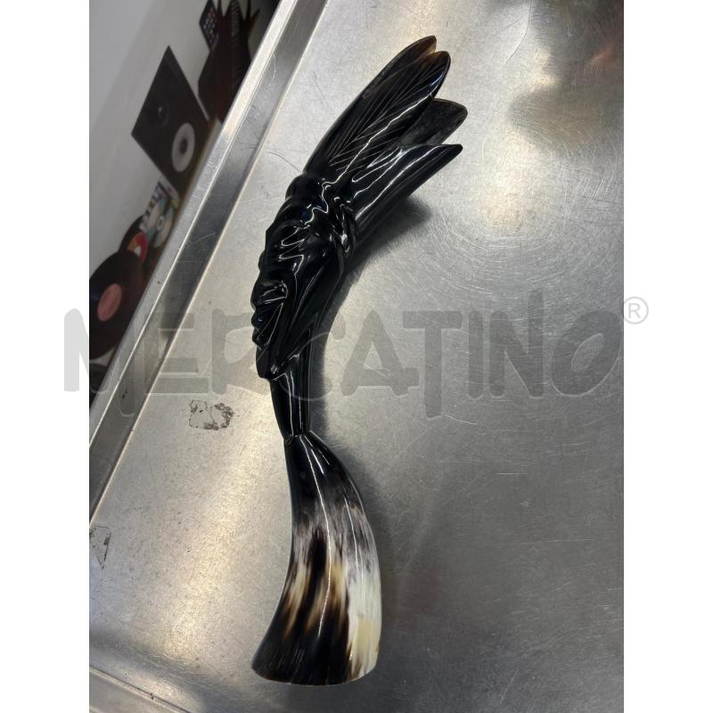 SCULTURA 2 CORNI CUBA CON VOLTO  | Mercatino dell'Usato Teramo 3