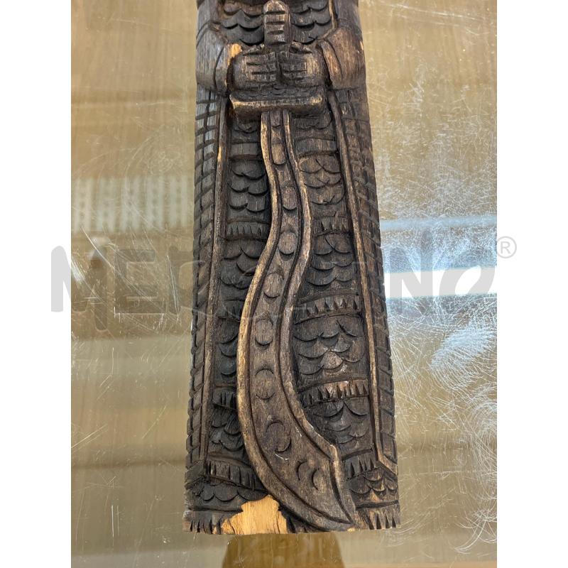 SCULTURA ETNICA LEGNO DI PROVENIENZA PROB RUSSIA  H.52CM L12  | Mercatino dell'Usato Teramo 2