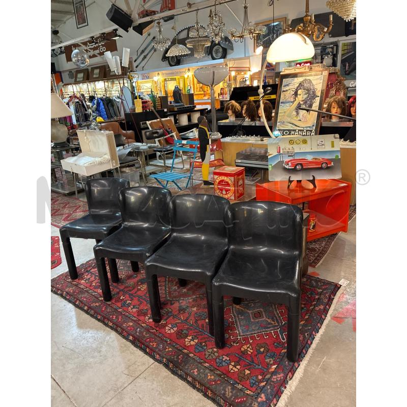 SEDIA KARTELL 4875 CARLO BARTOLI NERA LUCIDA   | Mercatino dell'Usato Teramo 1
