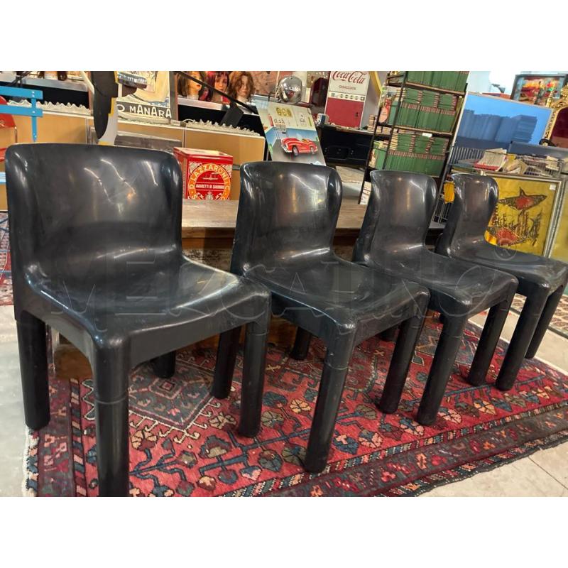 SEDIA KARTELL 4875 CARLO BARTOLI NERA LUCIDA   | Mercatino dell'Usato Teramo 3