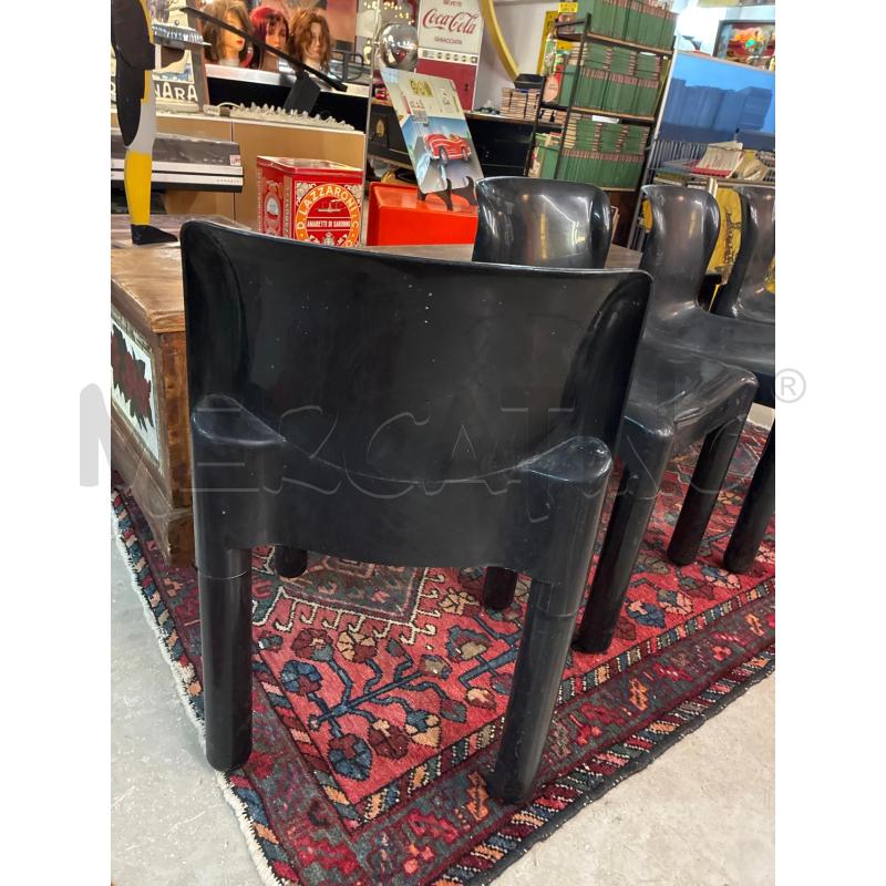 SEDIA KARTELL 4875 CARLO BARTOLI NERA LUCIDA   | Mercatino dell'Usato Teramo 4