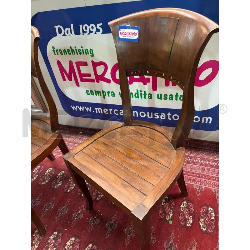 SEDIA LEGNO CLASSICA SCHIENALE CURVO | Mercatino dell'Usato Teramo 2