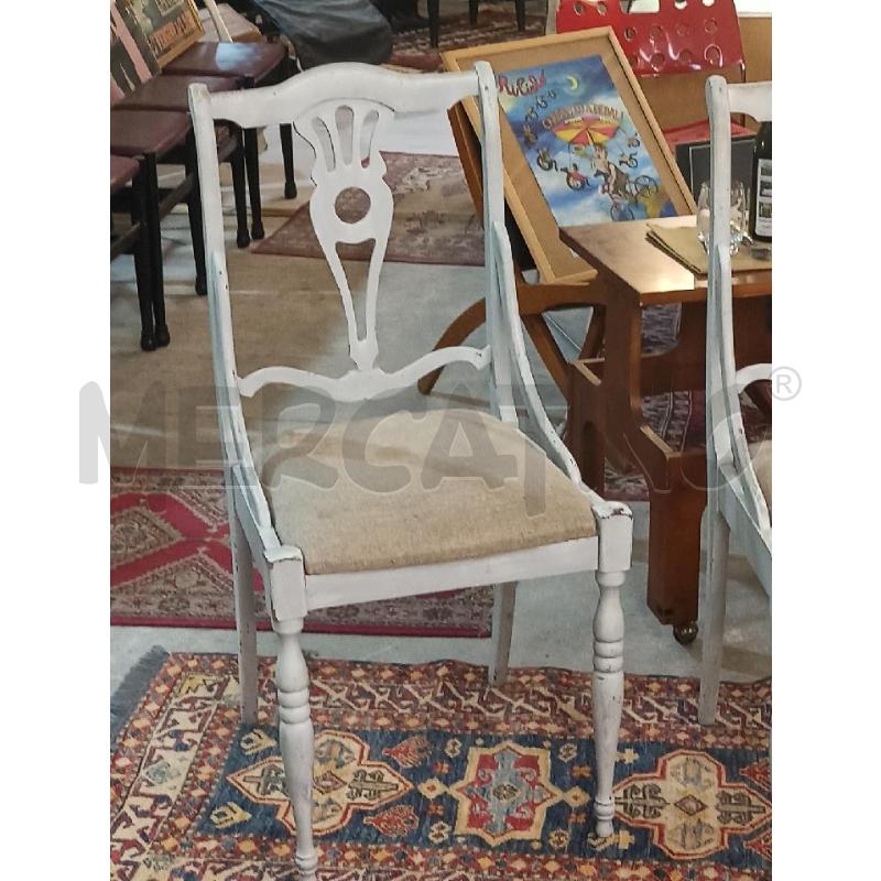 SEDIE COPPIA IN LEGNO GRIGIO CHIARO | Mercatino dell'Usato Teramo 2