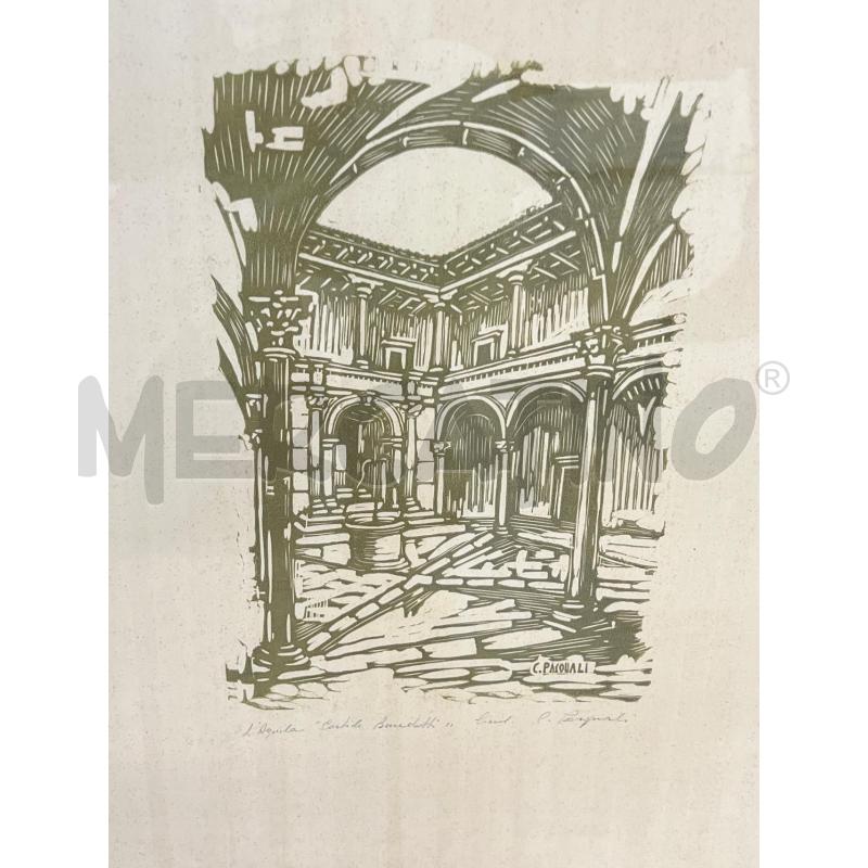 SERIGRAFIA C PASQUALI L'AUQILA CORTILE | Mercatino dell'Usato Teramo 2