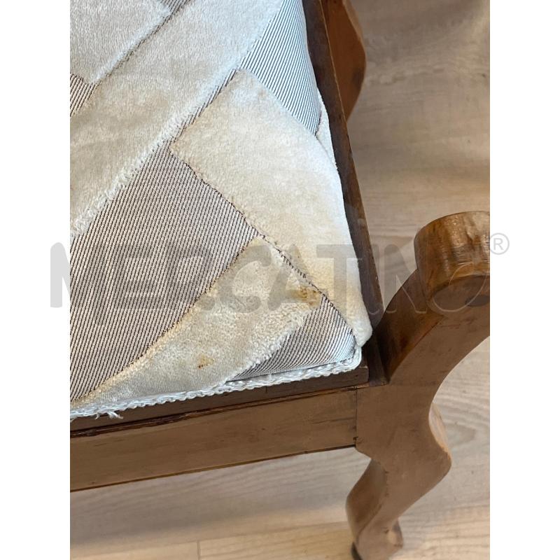 SGABELLO IN LEGNO ANTICO CONTENITORE SEDUTA IMBOTTITA | Mercatino dell'Usato Teramo 4