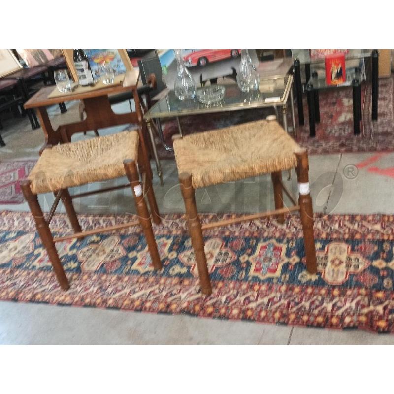 SGABELLO LEGNO IMPAGLIATO | Mercatino dell'Usato Teramo 4