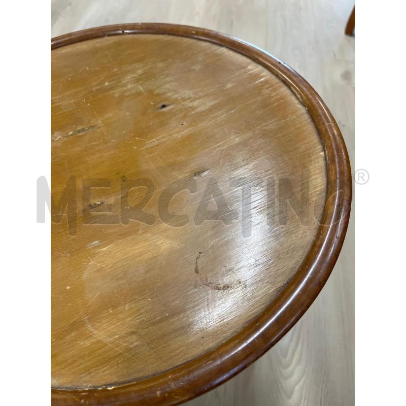 SGABELLO PIANOFORTE TONDO IN LEGNO | Mercatino dell'Usato Teramo 3