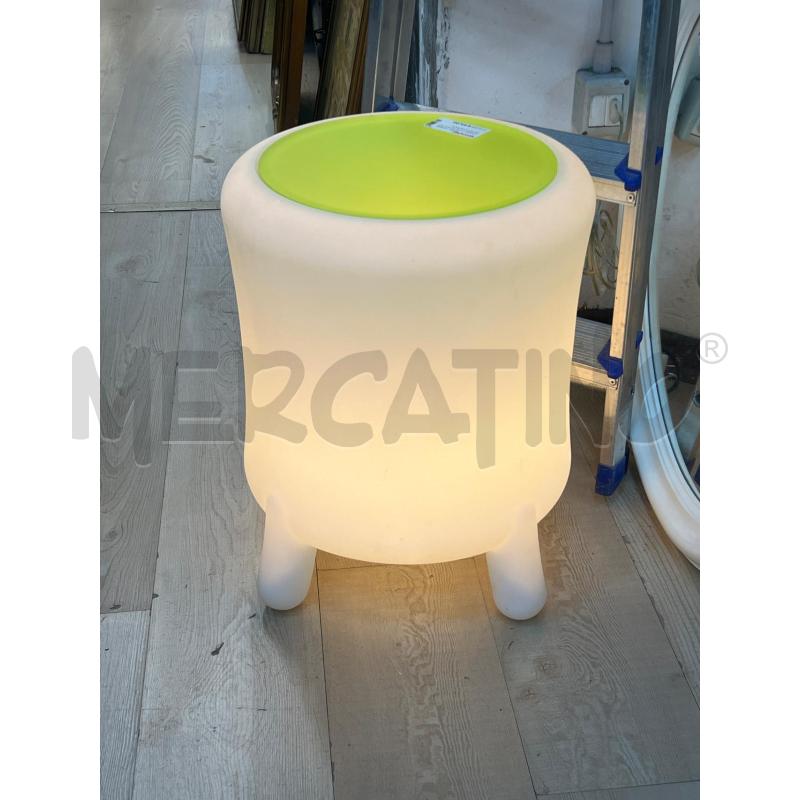 SGABELLO PLASTICA SATINATA ILLUMINATO | Mercatino dell'Usato Teramo 3