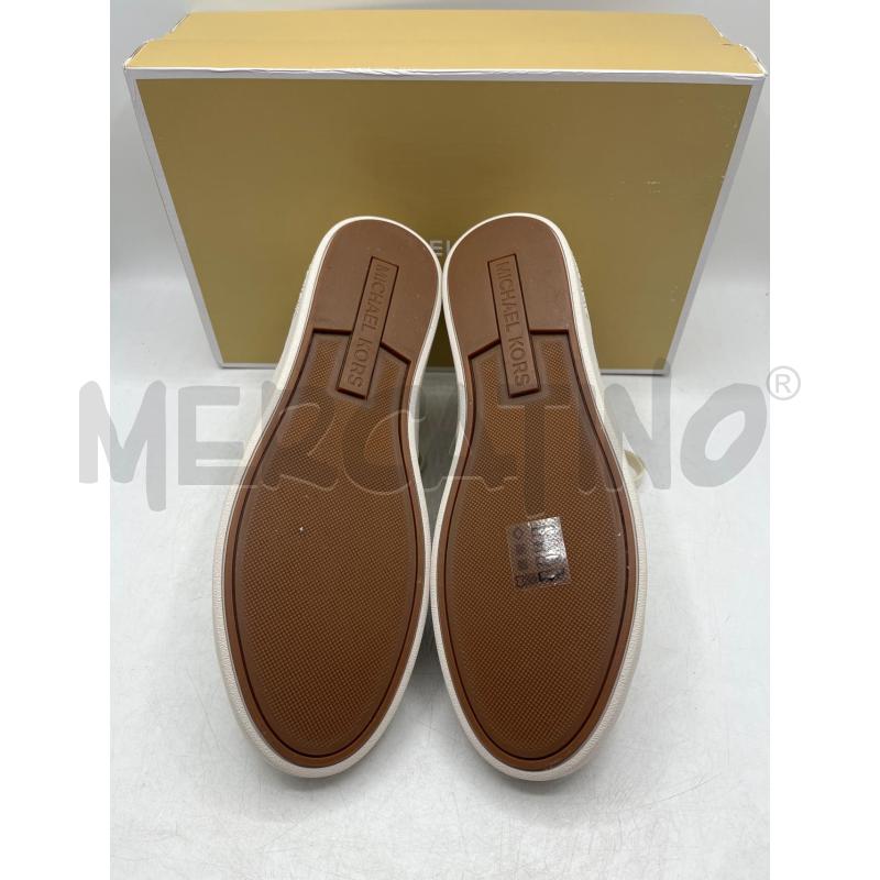 SNEAKERS DONNA MICHAEL KORS BEIGE DORATO BRILLANTINI | Mercatino dell'Usato Teramo 4