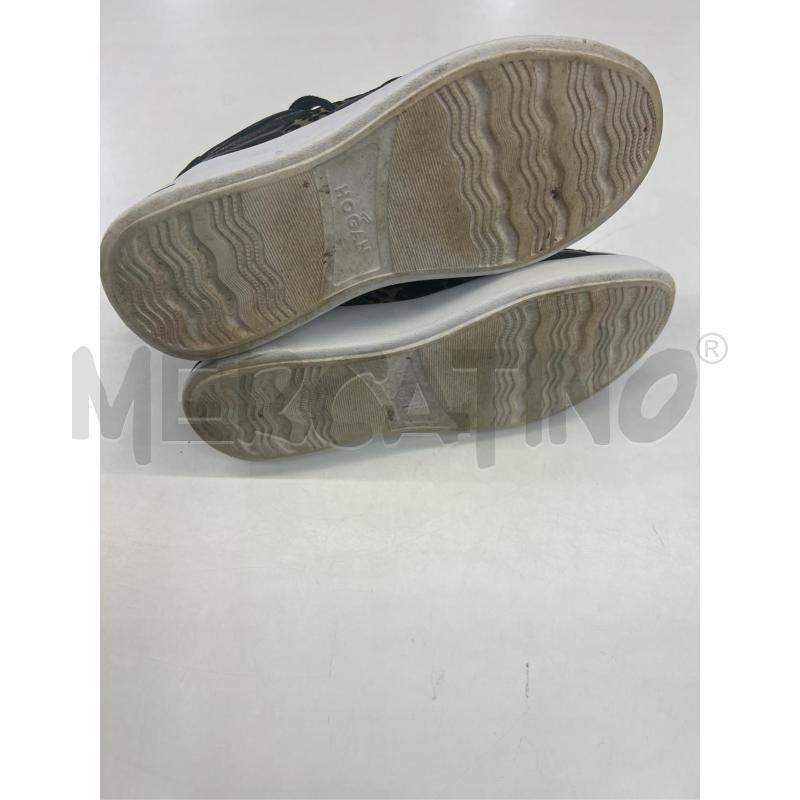 SNEAKERS DONNA NERA PELLE E INSERTI LEOPARDATI | Mercatino dell'Usato Teramo 5