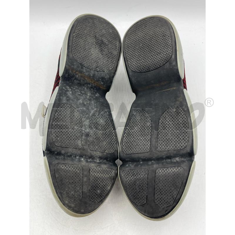 SNEAKERS DONNA PRADA NERE ROSSE GRIGIE CON STRAPPO | Mercatino dell'Usato Teramo 5