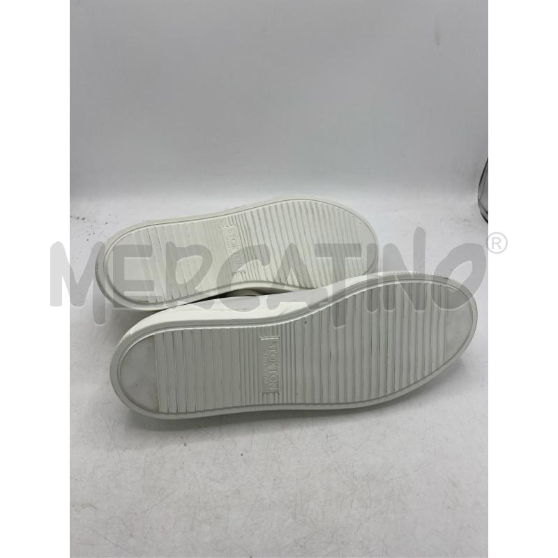 SNEAKERS DONNA STOKTON BIANCHE STRASS GRANDI TALLONE DORATO DIETRO | Mercatino dell'Usato Teramo 5