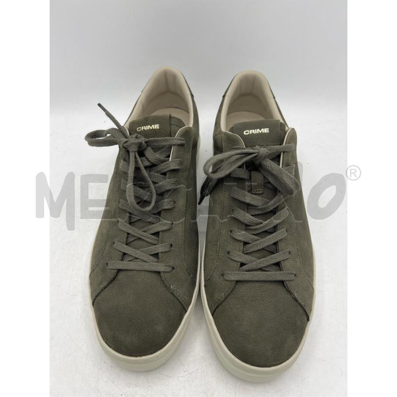 SNEAKERS UOMO CRIME LONDON VERDE OLIVA SCURO | Mercatino dell'Usato Teramo 1