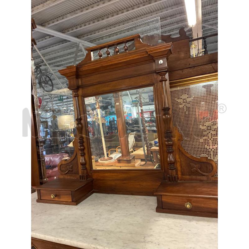 SPECCHIERA DA COMO' CORNICE  LEGNO INTARSIATO 2 CASSETTINI | Mercatino dell'Usato Teramo 1