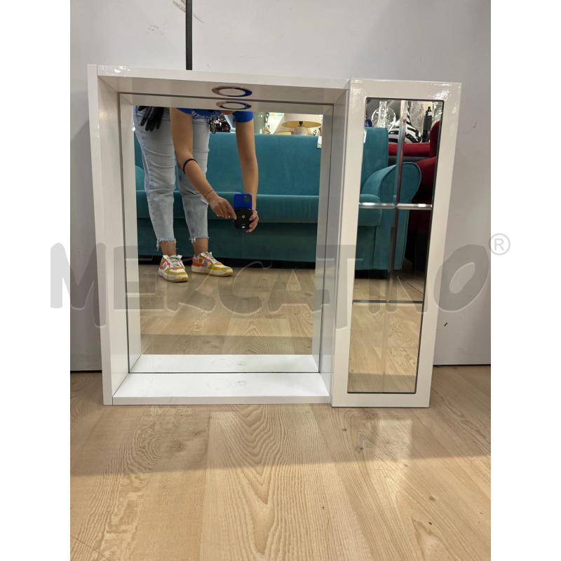 SPECCHIO BAGNO BIANCO 1 SP | Mercatino dell'Usato Teramo 1