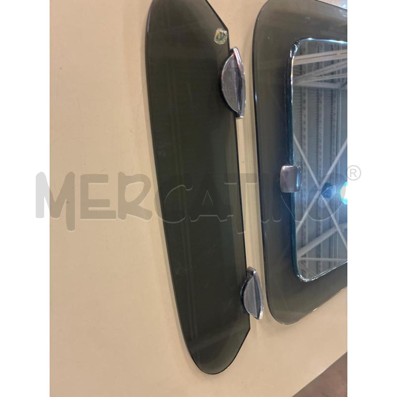 SPECCHIO BAGNO FUME' STILE FONTANA ARTE + APPLIQUE LUCI | Mercatino dell'Usato Teramo 4