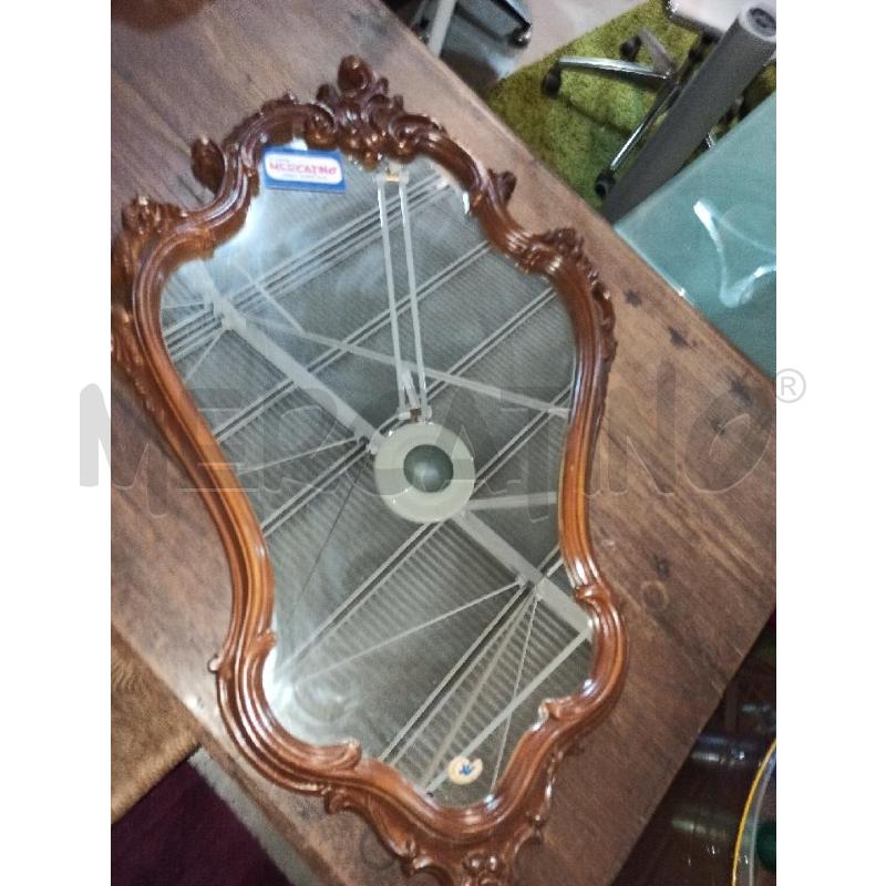 SPECCHIO CORNICE IN LEGNO SAGOMATA | Mercatino dell'Usato Teramo 2