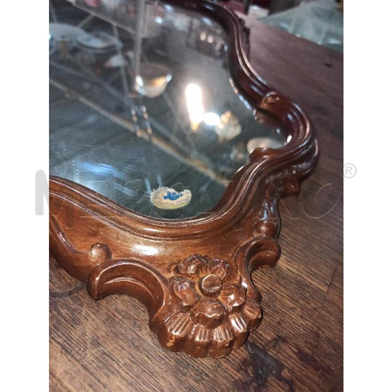 SPECCHIO CORNICE IN LEGNO SAGOMATA | Mercatino dell'Usato Teramo 3