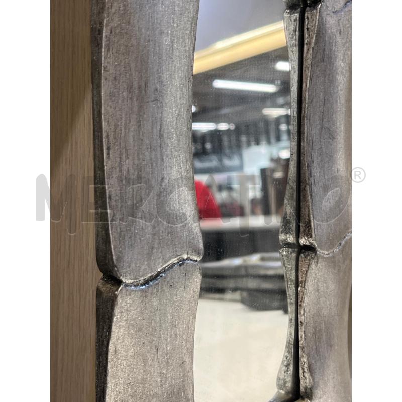 SPECCHIO CORNICE LEGNO ARGENTATA  | Mercatino dell'Usato Teramo 3
