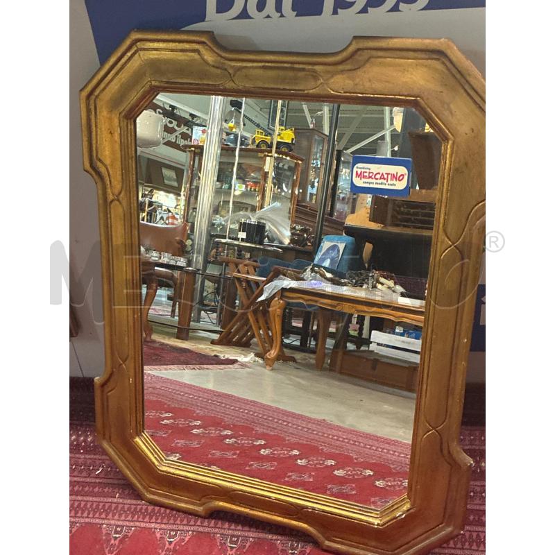 SPECCHIO CORNICE LEGNO DORATA IN STILE | Mercatino dell'Usato Teramo 2