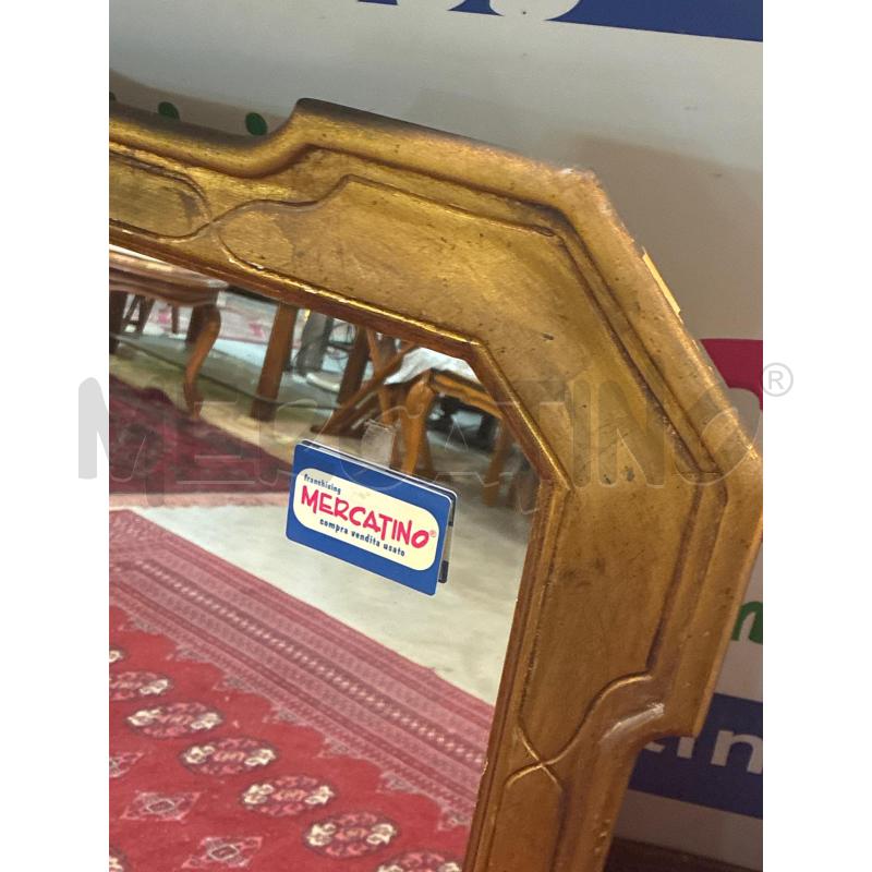 SPECCHIO CORNICE LEGNO DORATA IN STILE | Mercatino dell'Usato Teramo 3