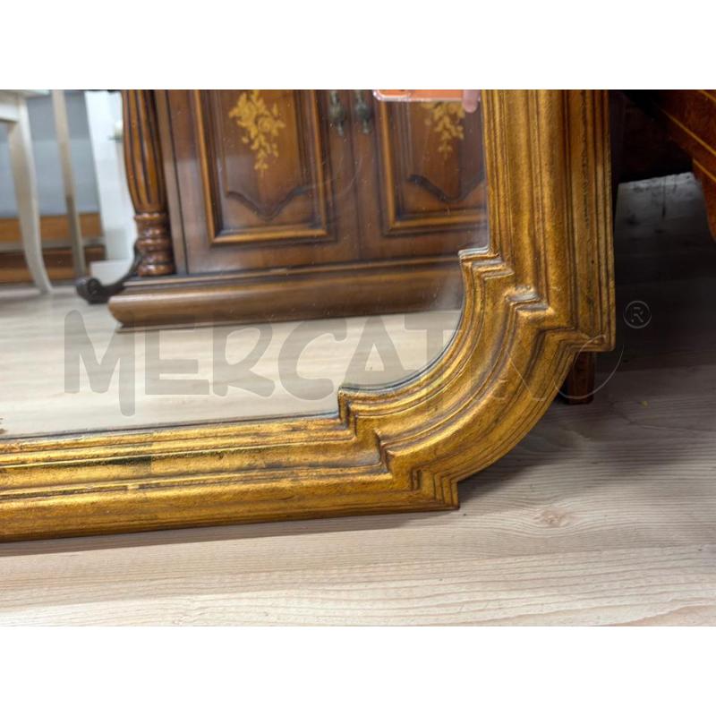 SPECCHIO CORNICE LEGNO DORATA SAGOMATA  | Mercatino dell'Usato Teramo 3