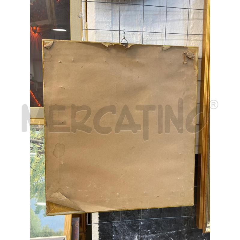 SPECCHIO CORNICE LEGNO IN STILE - QUADRATO - DORATA | Mercatino dell'Usato Teramo 3